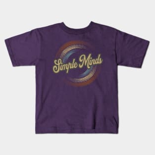 Simple Minds Circular Fade Kids T-Shirt